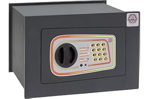 ARREGUI Logica D-DL/2 Caja fuerte de empotrar a pared con cerradura de codigo electronico | Caja de Seguridad para casa y hogar | Fácil de instalar | 10 L | 23 x 35 x 20 cm