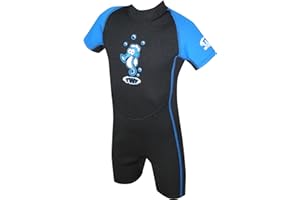 TWF Combinaison de natation pour enfant Motif hippocampe