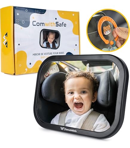 Specchietto Retrovisore Per Bambini - 360° Regolabile E Infrangibile Per Auto - Foto 3