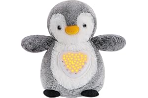Baby Sleep Aid with Cry Sensor, Olele Baby Sleep Soothers, Baby Sound Machine Toys, Night Light Soother, Baby Girl & Baby Boy Gifts for Shower & Registry, Baby Nursery Soother for Infant (Penguin)