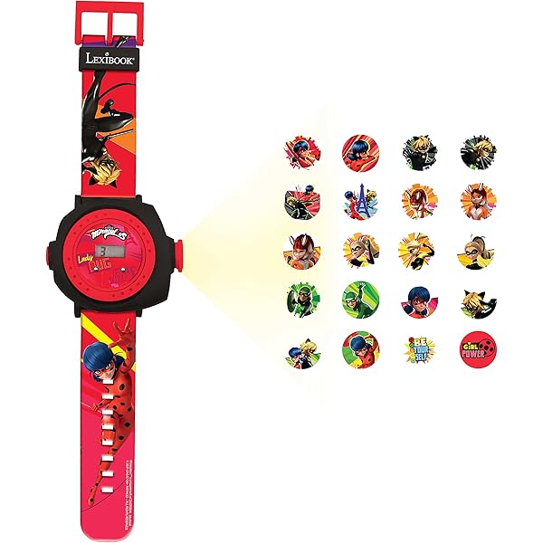 Liewood Sussi digitaal horloge peach/wit met roze