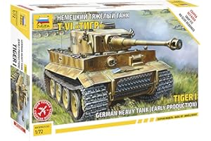 GSI CREOS Zvezda - Z5002 - Maquette - Tigre I - Echelle 1:72