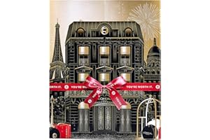 L'OREAL PARIS L'Oréal Paris, Calendario dell'Avvento 12 Giorni 2025, 12 Prodotti Iconici per il Make-Up, la Cura del Viso e dei Capelli, Struttura con 12 Porticine, Per un Natale Unico e Pieno di Sorprese
