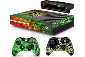 GIZMOZ N GADGETZ Xbox WEED Console Skin Decal Sticker + 2 Controller Skins compatible Xbox One & Kinect