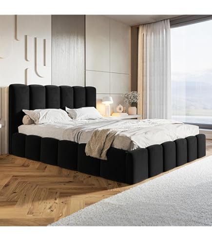 Mona VII Bedstee DomoHome, Modern Design Met Grote Opbergruimte 180x200 Cm Grey