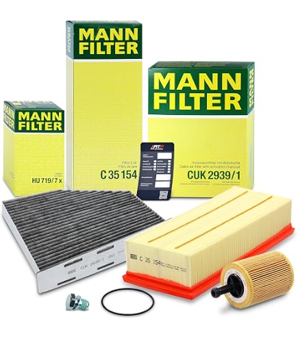 SCT Germany 4-Piece Filter Set Inspection Kit For Mercedes C-Class W203 (C200, C220, C270 CDI) – OE Quality