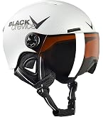 uvex Rocket jr Visor - Casque de ski robuste pour enfant - Catégorie de filtre 2 - Ventilation optimisée - Puzzle bleu mat - 54-58 cm