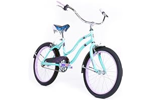 Huffy Fairmont Girls Cruiser Bike, Niñas, Azul Verdoso, 20" (50,8 cm)
