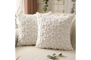 Sunshine smile Kissenbezug 45x45 cm,2er Set Kissenhülle Blumen,Zierkissenbezug Dekokissen,Kissenbezug Kordsamt,Deko Kissen Wohnzimmer,Deko Kissen mit Blumen,für Sofa Sessel Zuhause Schlafzimmer