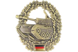 Original Bundeswehr Barettabzeichen aus Metall in verschiedenen Sorten zur Auswahl Farbe Panzertruppe
