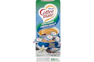 COFFEE MATE SF French Vanilla Creamer, 375 oz., 50 kremów/pudełko, w zestawie 1 pudełko