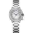 ORSGA ESQUE White Dial Diamond Studded Watch