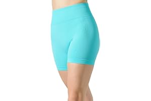 Risalti Pantaloncini Palestra Donna Costina Ilena - Leggins Sportivi Donna in Microfibra, Shorts Donna Vita Alta, Pantaloncini Sportivi Donna, Abbigliamento Donna Senza Cuciture - Made in Italy