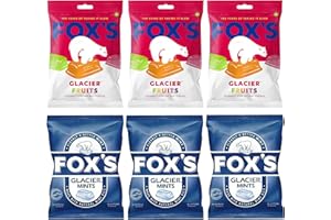 Linenvale Fox's Glacier Fruits & Mints Pack of 6, 100g