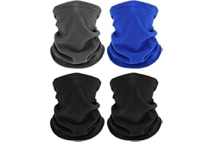 Geyoga 4 Kinder Loop Schal Winter Halswärmer Schlauchschal Ski Winddicht