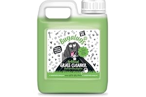 BUGALUGS Artificial Grass Cleaner - Dog Safe, Pet Disinfectant & Lawn Deodoriser - Puppy Urine Cleaner & Odour Eliminator - 1L Super Concentrate - Made in UK Cruelty Free (Fresh Cut Grass 1L)