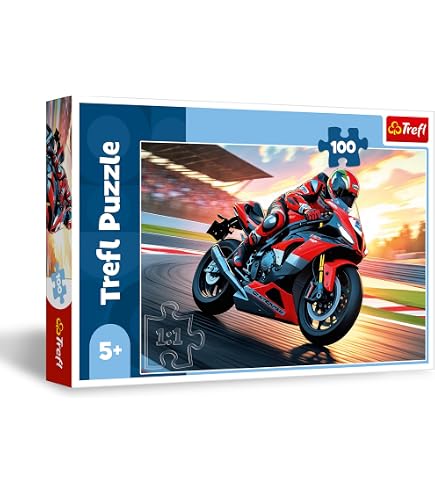Trefl - Un Camion de Pompiers - Puzzle 60 Pièces - Puzzle coloré avec des Personnages de Bande Dessinée, Divertissement Créatif, Loisir pour Les Enfants à partir de 4 Ans
