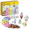 LEGO Classic Divertimento Creativo Pastelli, Set Costruzioni in Mattoncini con Figure di Animali come Dinosauro Giocattolo e 