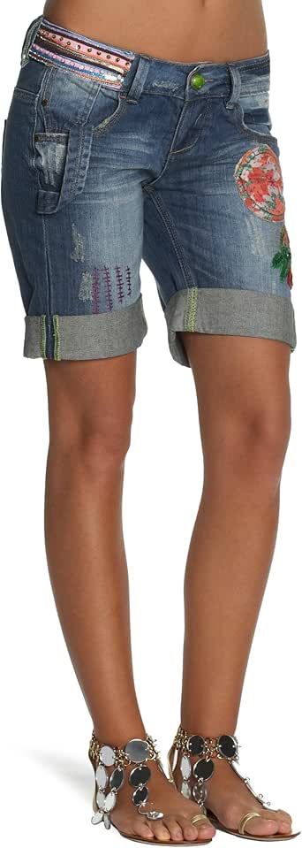 Desigual Women's Denim Merlin - Contemporary Fashion Jeans With Unique Prints