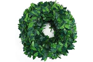 Oblique-Unique® 5m Buchs-Girlande Kranz Weihnachten Konfirmation Hochzeit Deko Basteln