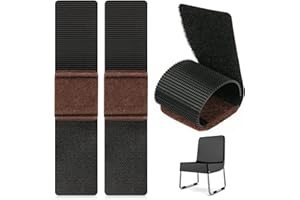 ‎QKFON Möbel Filz Pads, 32Pcs Filzgleiter Selbstklebend (145 * 30mm) Zuschneidbar, Stark Filzstreifen Stühle und Möbelfüße, für Seitenstühle, Schützt Hartholzböden, Verhindert Kratzer, Reduziert Geräusche