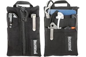 MAXPEDITION Platy Pocket Organizer, Durable EDC Tool Pouch for Men, Neck Wallet with Paracord Lanyard, Holds Flashlight, Multitool, Pen, Notebook