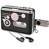 Rybozen Cassette Player Standalone Portable Digital USB Audio Music/Cassette Tape to MP3 Converter with OTG Save into USB Fla