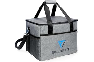 BLUETTI Bolsa de Transporte para estación de energía portátil EB3A EB70 EB55 AC50S, Color Gris
