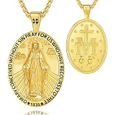 EUDORA 925 Sterling Silver Medal of St. Benedict/Saint Jude Thaddeo/St Michael/St Christopher Archangel Raphael Saint Joseph
