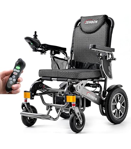 ByteTecpeak D04 Folding Electric Wheelchair With Removable 10Ah Lithium
