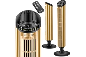 KESSER® Ventilatore a torre con TELECOMANDO - ventilatore a colonna con display a LED - ventilatore a piantana - climatizzatore