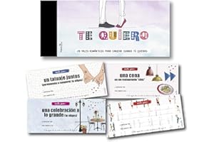 Happymots Talonario 20 Vales Románticos | Te quiero | Vales Regalo Pareja | Regalos Originales para Mujer | Regalos Originales para Hombre | Regalos Navidad | Regala Momentos, no cosas.