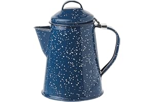 GSI Outdoors 15134 Coffee Pot, Enameled Steel, Blue