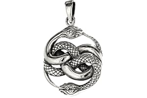 KISS OF LEATHER Colgante con motivo de serpientes, plata de ley 925, Nro. 237