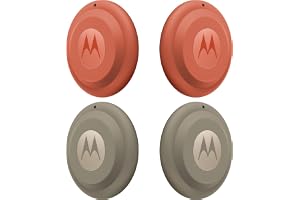 Moto Tag 2 (4-Pack), Android Tracker, Bluetooth Channel Sounding + UWB, IP68-skydd, lång batteritid, Pantone Arabesq