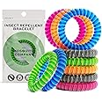 The Mosquito Company, Mosquito Repellent Bracelet, Insect Repellent Mosquito Bands, Triple Strength, Multi Coil Deet Free, Resealable Packaging, 250 Hours of Protection