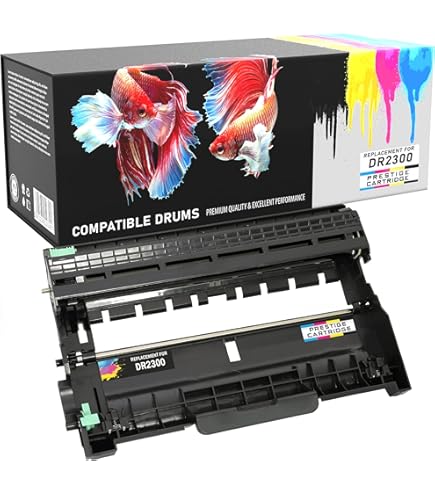 4 Toner und Trommel kompatibel zu Brother TN-2320 DR-2300 Schwarz für DCP-L2500d DCP-L2520dw HL-L2300d HL-2340dw HL-L2360dn MFC-L2700dw MFC-L2700dn MFC-L2740dw Laserdrucker Spar-Set