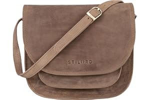 STILORD 'Willow' Borsetta Tracolla Donna Piccola in Cuoio Borsa da Donna Elegante Vintage Pochette in Pelle Vera Clutch Crossbody Bag Leather Borsetta da Sera
