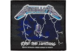 Écusson Metallica « Ride the Lightning » Metallica, Noir , S