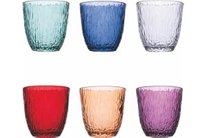 Villa d'Este Home Tivoli 1996 Set 6 bicchieri acqua 300 ml in vetro, Jungle Color