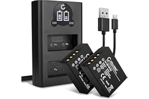 CELLONIC 2X Batteria NP-W126S NP-W126 Compatibile con FujiFilm X-T3 X-T30 X-T20 X-T2 X-T100 X-T10 X-T1 Fuji X100f X-Pro3 capacità 1140mAh + Caricabatterie Doppio BC-W126 Ricambio Sostituzione Battery