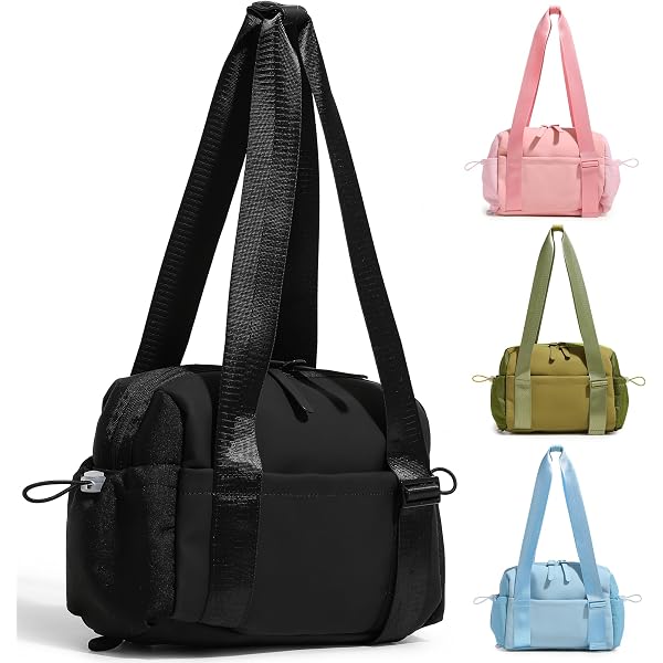 Mini Sac De Sport Pour Femmes - En Nylon Imperméable - Dimensions 24x12x14 Cm - Sangle Réglable Pour Porté Main, Bandoulière Ou épaule - Idéal Pour Gym Ou Sortie
