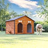 MANDU Isı Yalıtımlı 2 B&ouml;lmeli K&ouml;pek Kul&uuml;besi
