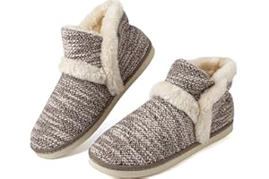Lvptsh Pantofole da Casa Donna Uomo Invernali Ciabatte Peluche Comode Antiscivolo Stivaletto da Casa Morbido Scarpe Casa Calde Interne Esterno