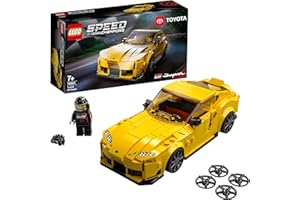 LEGO 76901 Speed Champions Toyota GR Supra â€“ Jouet Voiture De Course avec Pilote, Enfant 7 Ans Et Plus