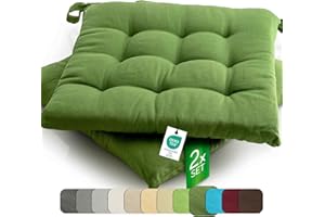 etérea Himmlische Qualität Cuscini per Divano e Mobili da Giardino - Cuscini Sedie Cucina 40x40 cm - Set e Colori diversi - per Uso interno ed Sedie da esterno e Sedia Gaming