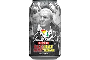 Arizona Arnold Palmer Lite Half & Half Iced Tea Lemonade 340ml (Pack of 12)