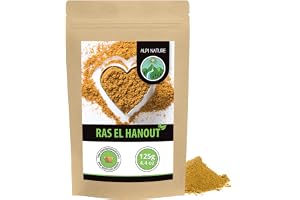 Alpi Nature Ras El Hanout 125g, Ras El Hanout Kryddblandning, Marockansk Krydda för Matlagning