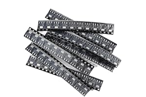 Chanzon 70pcs AMS1117 SOT-223 Kit Including 7 Values (1.2V 1.5V 1.8V 2.5V 3.3V 5V) Low Dropout Voltage Regulator SMD Transistor Each 10pcs