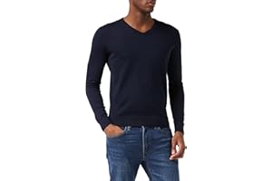 TOM TAILOR Pull Basique avec col en V Homme